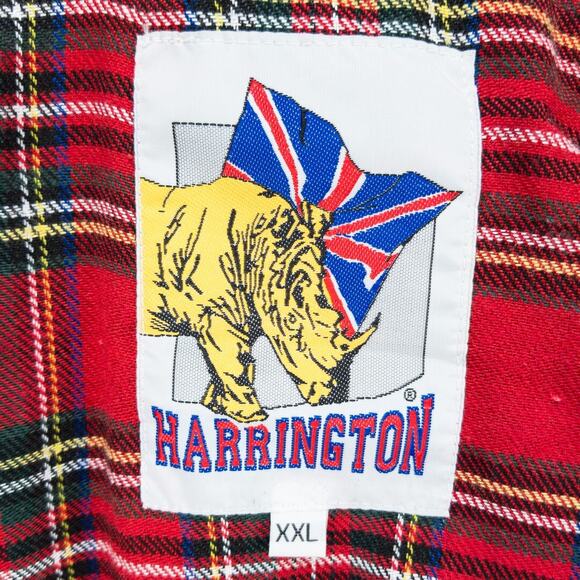 Harrington Windbreaker Jacket Flannel-Lined Burgundy Men’s XL Travel Layer - Picture 3 of 15